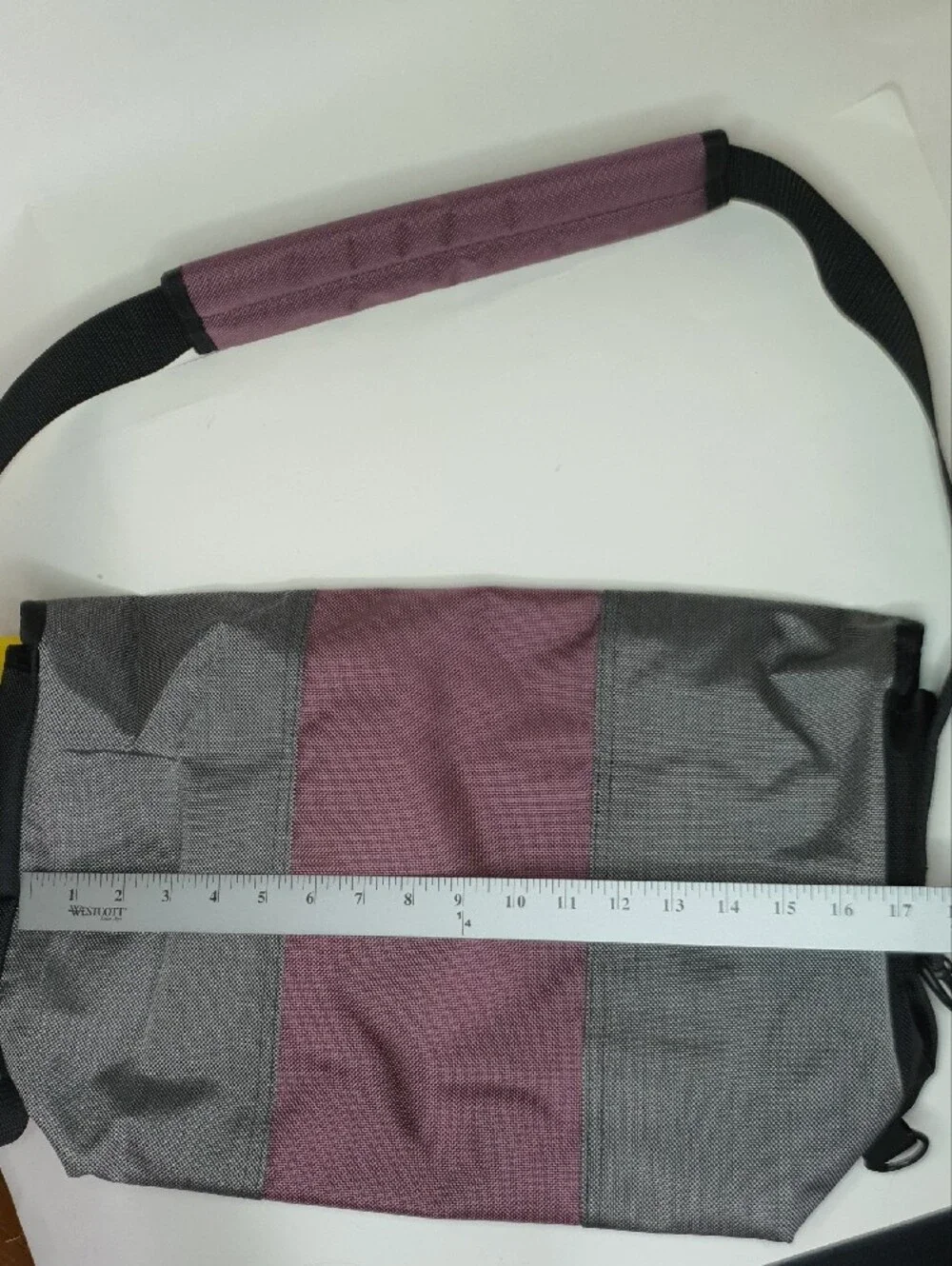 Limited Edition Timbuk2 Gray/Maroon Medium Messenger Bag